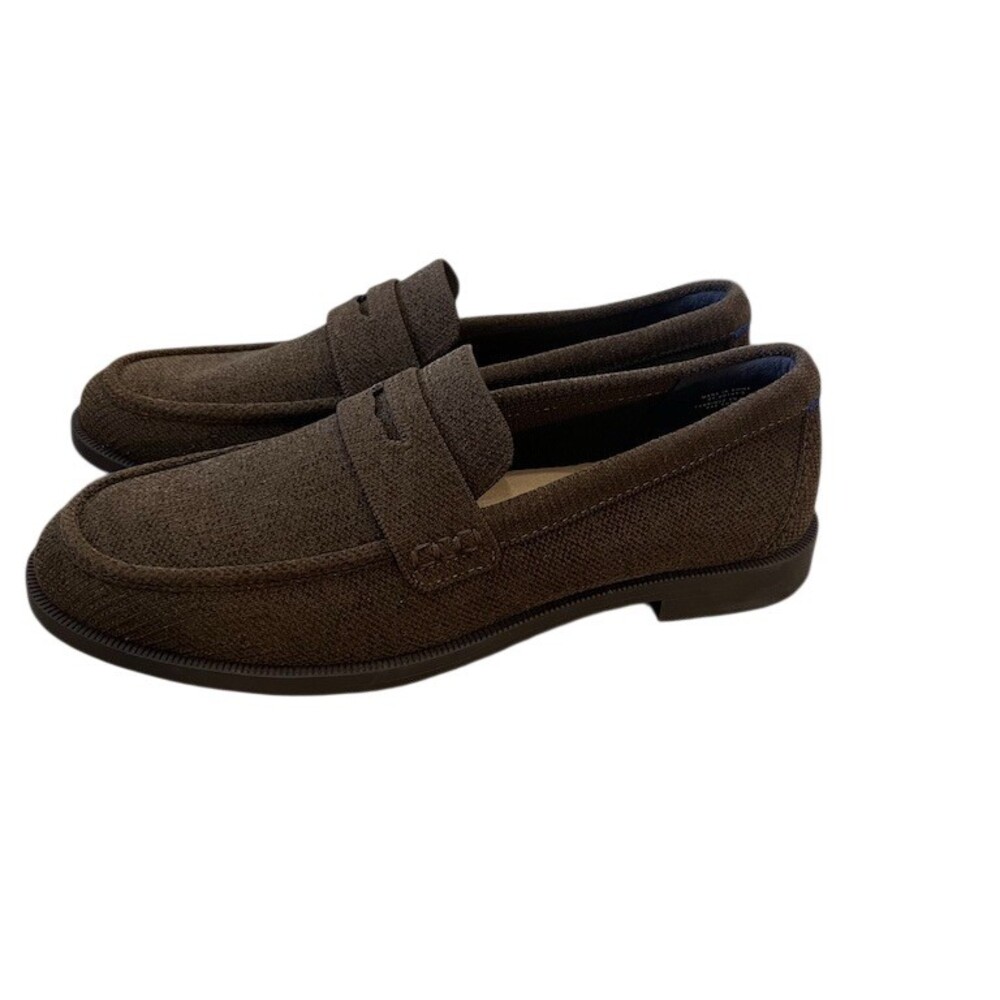 Rothy's ReVelvet Penny Loafer Womens Size 10 Brown Slip-On Flats